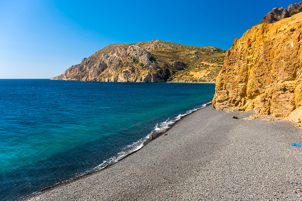 Chios, Mavra Volia Beach Photo: GNTO/G.Filippini